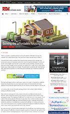 Real Estate Magazine - Solving the Affordable Housing Shortage
